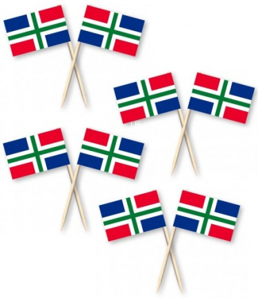Cocktail prikkers Groningen 50 stuks - nr. 1