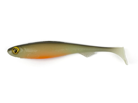 Fox rage slick shad | hot olive | 13 cm