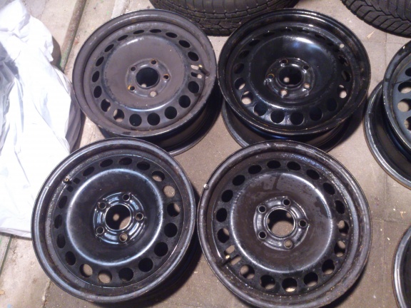 4 Stalen Velgen Saab 9-3 9-5 900 15 Inch 5x110 - nr. 1