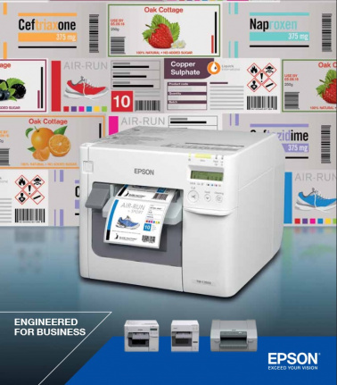 Epson ColorWorks C3500 Label Club Bundle 04 cutter disp USB Ethernet NiceLabel white