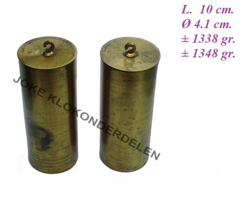 === 2 Gewichten = gewicht regulateur = oud === 41269