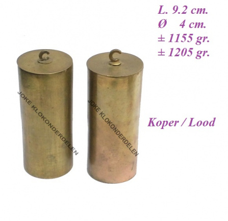 === 2 Gewichten = gewicht regulateur = oud === 37632