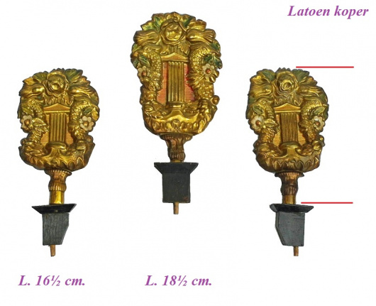 === 3 Schildjes Friese staartklok = oud === 35608