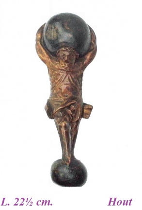 === Staartklok atlas = hout = oud === 28709