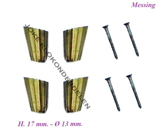 === 4 Klokstel pootjes = oud === 41578