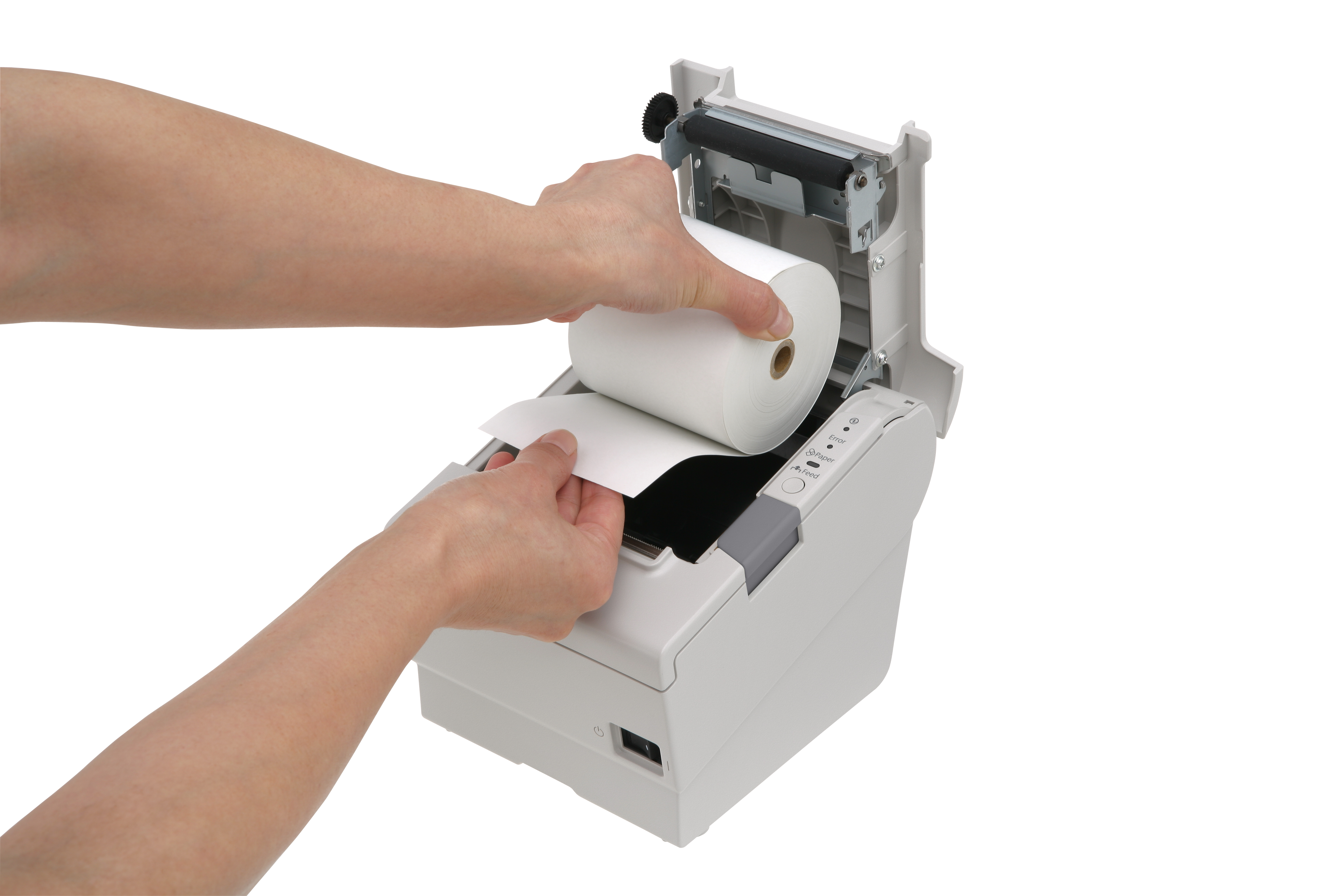 Epson TM-T88V USB LPT licht grijs C31CA85813 bonprinter direct thermisch - Afbeelding 2