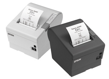 Epson TM-T88V USB Ethernet licht grijs C31CA85031E bonprinter direct thermisch
