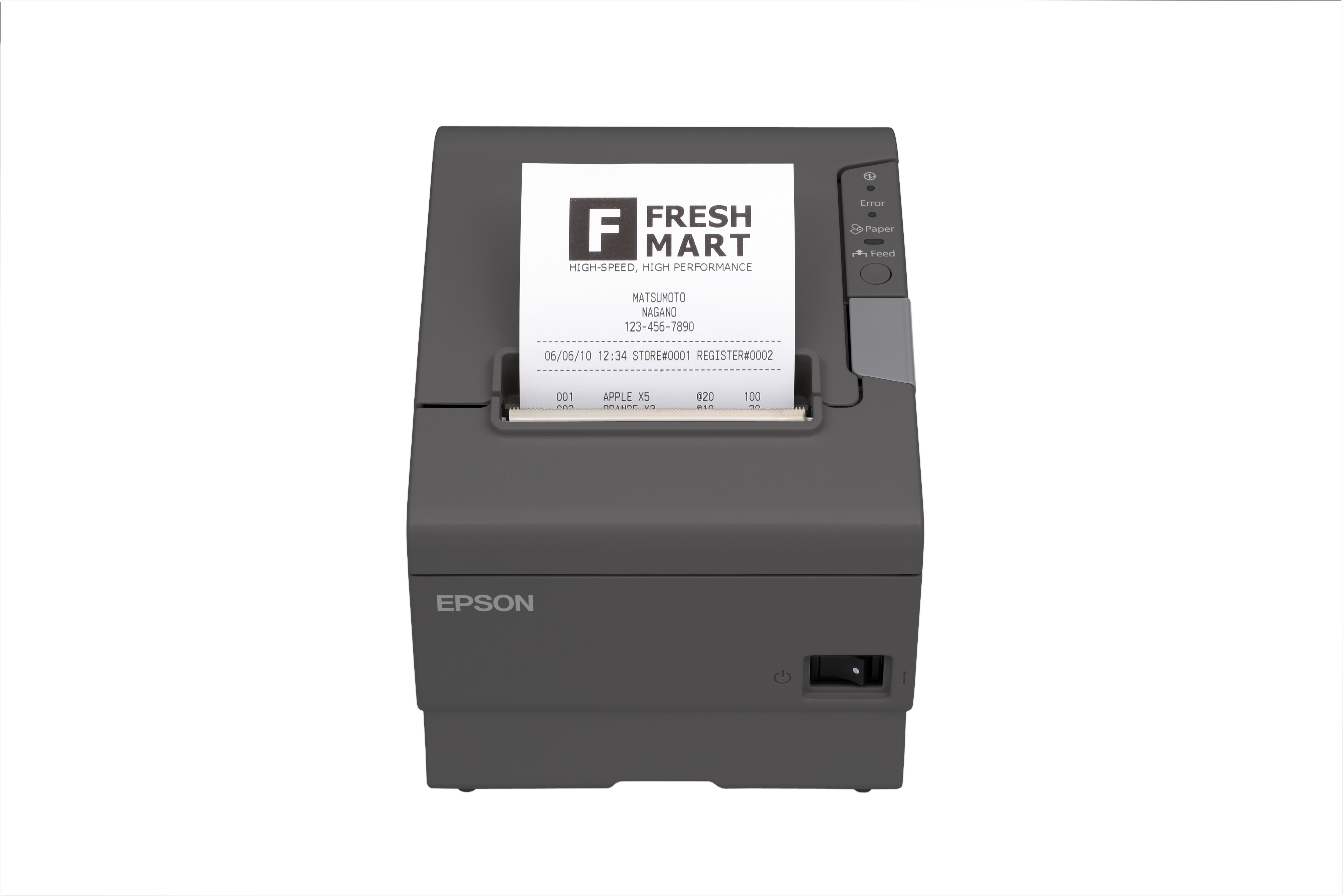 Epson TM-T88V USB powered-USB donkergrijs C31CA85051 bonprinter direct thermisch - Afbeelding 4