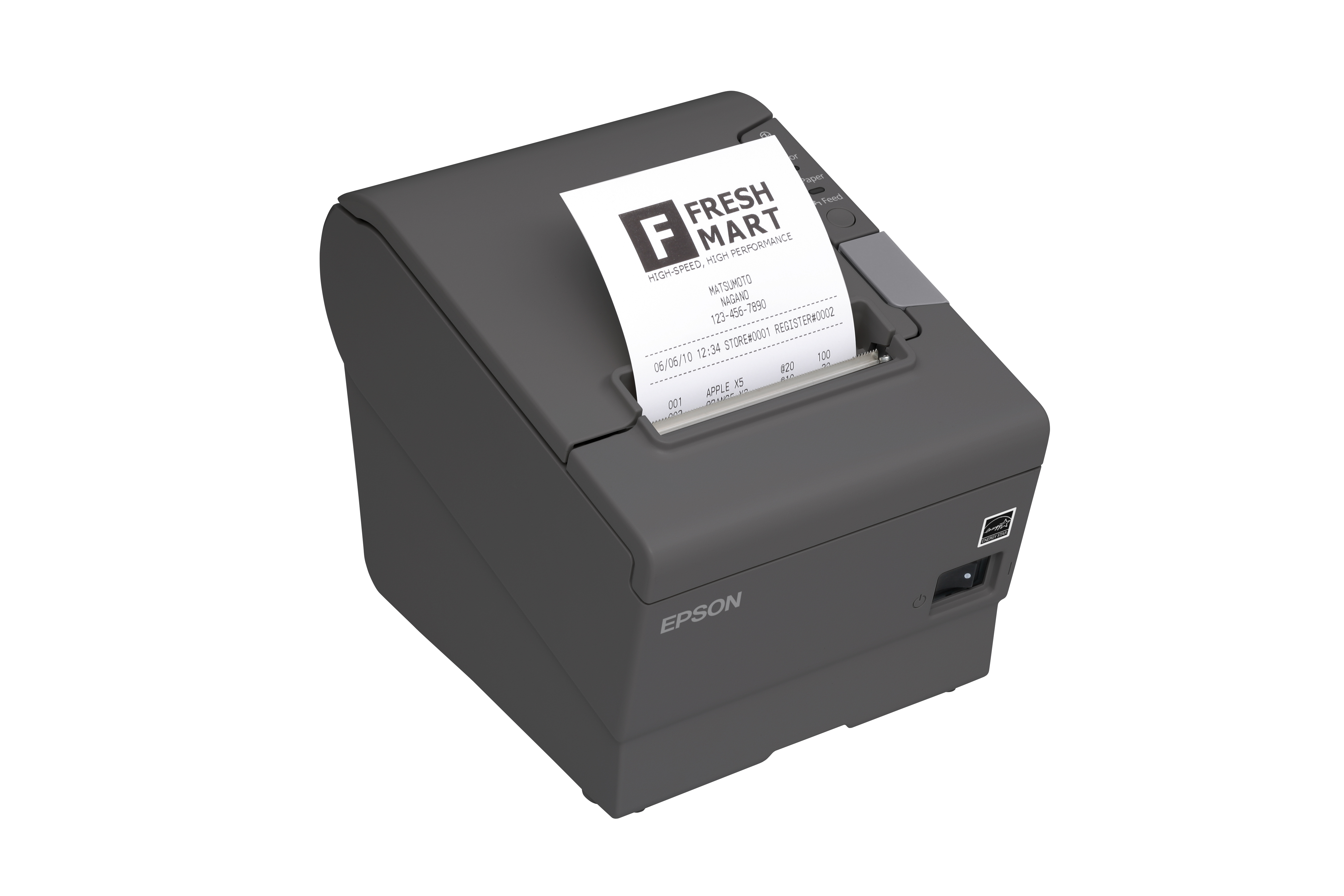 Epson TM-T88V USB powered-USB donkergrijs C31CA85051 bonprinter direct thermisch - Afbeelding 5
