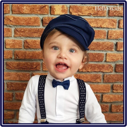 NIEUW baby kostuumpje bruidsjonker pakje doop kleding bretels Compleet - Afbeelding 2