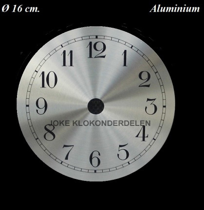 === Wijzerplaat = aluminium = nieuw === 30144