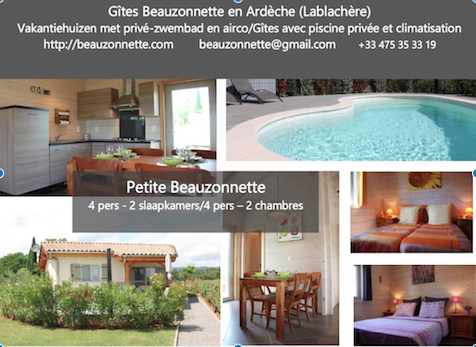 Vakantiewoning met prive zwembad, airco, TV Vlaanderen, wifi en apple TV in het zuiden van de Ardech - nr. 1