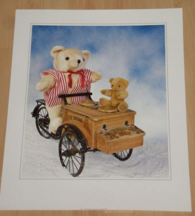 BEER OP DE BAKFIETS 1 POSTER NIEUW