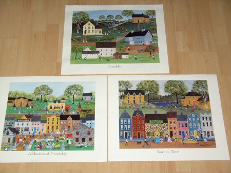 PEACE IN TIME 3 POSTERS NIEUW