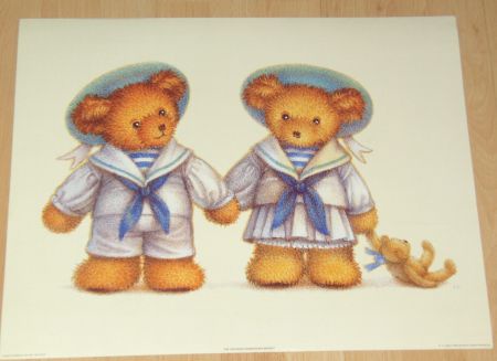 THE UPSTAIRS DOWNSTAIRS BEARS 1 POSTER NIEUW