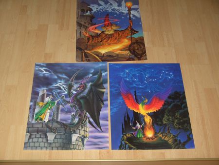 TOVENAAR 3 POSTERS NIEUW