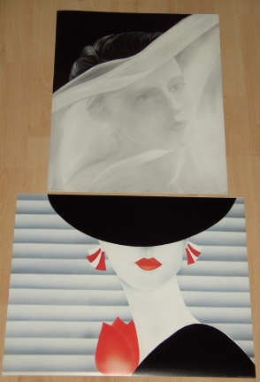 DAMES HOOFDEN 2 POSTERS NIEUW