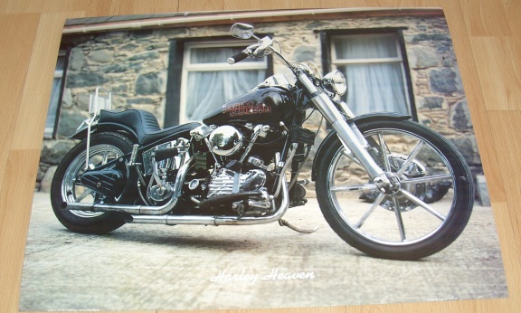 MOTOR HARLEY HEAVEN 1 POSTER NIEUW