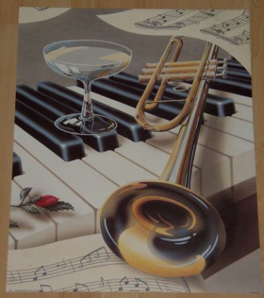 TROMPET STILLEVEN 1 POSTER NIEUW.