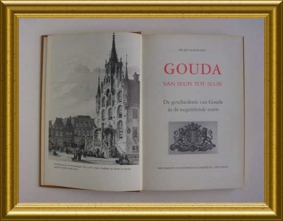 Boek : Gouda, van sluis tot sluis, Jan Schouten 1977 - Afbeelding 3