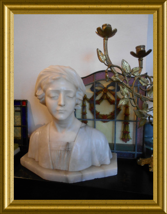 Antieke marmeren buste // antique marble buste - Afbeelding 6