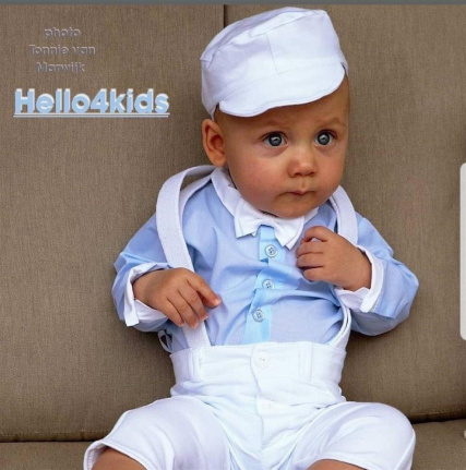 ivoor baby kostuumpje bruidsjonker pakje doop kleding samuel - Afbeelding 7