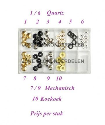 === Wijzermoertjes = nieuw = zie foto 2 === 39534 - nr. 1