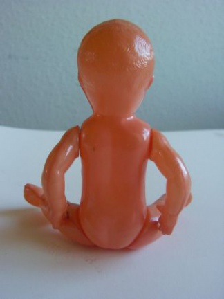 Oud celluloid popje // vintage celluloid doll - Afbeelding 3