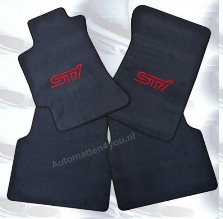 Automatten Subaru Impreza met logo in alle kleuren - Afbeelding 4