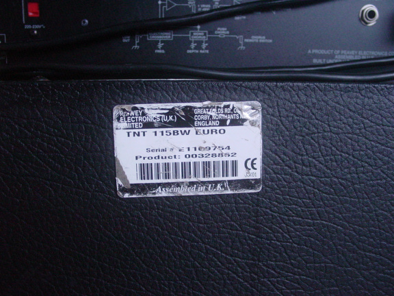 "Peavey TNT 115 BW" / Basversterker - Afbeelding 8
