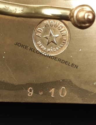 === Frans pendule uurwerk = AD. Mougin = oud === 41590 - Afbeelding 5