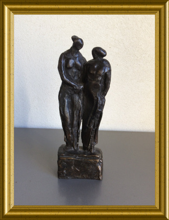 Mooi bronzen beeldje : Ineke van Dijk - nr. 1