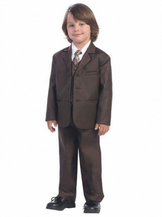110 NIEUW kinder Smoking ben bruidsjonkerpak bruidsjonkerkleding - Afbeelding 4