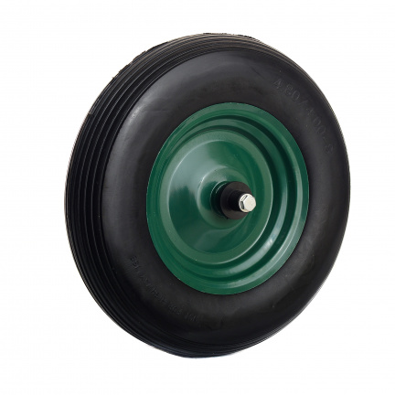 Kruiwagenwiel anti-lek metalen velg 4.80/4.00-8 - Afbeelding 2