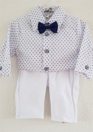 bruidsjonker kleding kostuum doop pakje Anker - Afbeelding 3