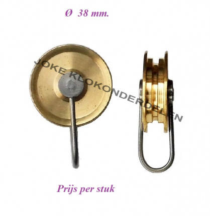 Katrol Engelse staande klok = voor ketting 40720