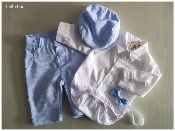 baby kostuumpje bruidsjonker pakje doop kleding jaxx - Afbeelding 2