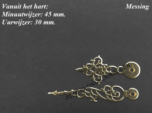 = Franse pendule wijzers = zie omschrijving = 41517 - nr. 1