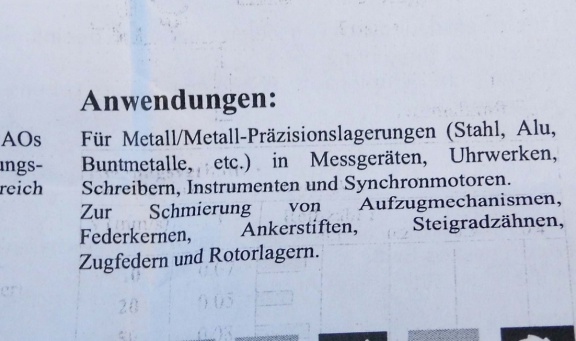 = Teilsynthetische uhren vet R27 = 35622 - Afbeelding 2