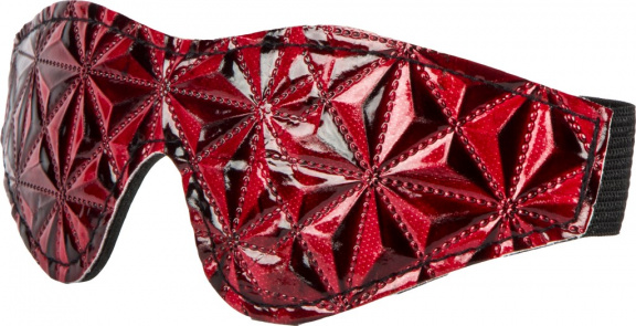 Oogmasker Rood/Zwart - One Size