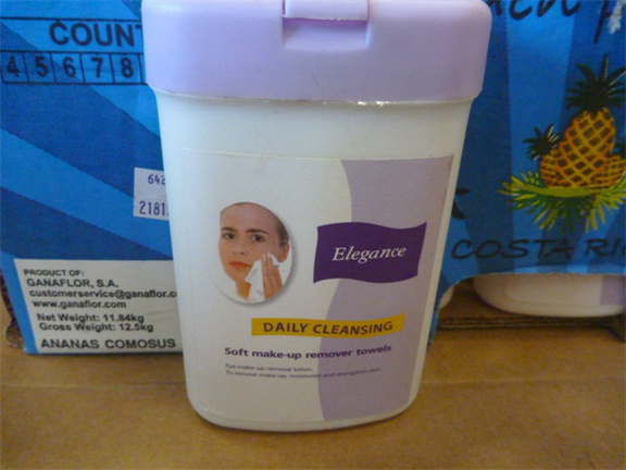 make up remover doekjes c.a. 65 stuks