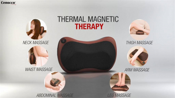 Cenocco Multifunctioneel Massagekussen-Bruin