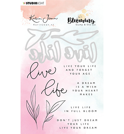 Studio Light, Karin Joan, Stamp & Die cut, nr. basicsdckj02 - nr. 1