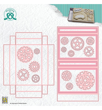Nellie Snellen, Snijmal magnetic stencil colour set, nr. WPD010 - nr. 1