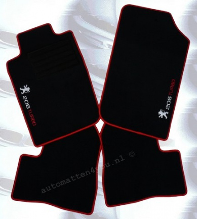 Automatten Peugeot 206 UNIEK met Schitterend Logo - Afbeelding 2