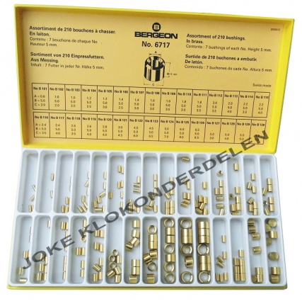 = Bergeon bouchons =assort. 210 stuks= 41747