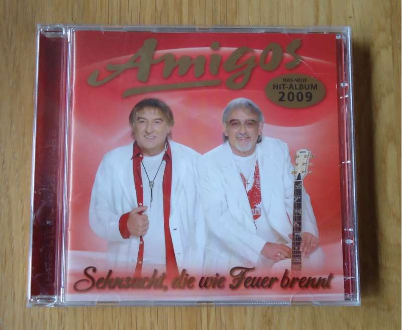 De originele CD "Sehnsucht, die wie Feuer brennt" van Amigos - Afbeelding 3