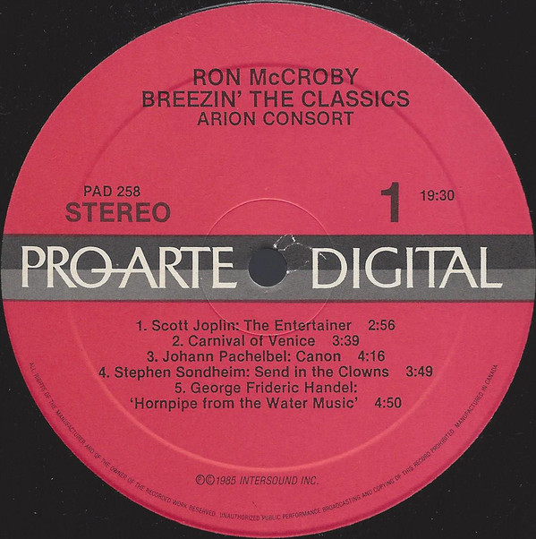 LP Ron McCroby - Breezin the classics - nr. 1