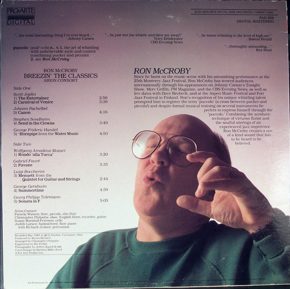 LP Ron McCroby - Breezin the classics - Afbeelding 2