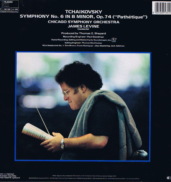 LP Tchaikovsky Symphony no.6 - James Levine - Afbeelding 3